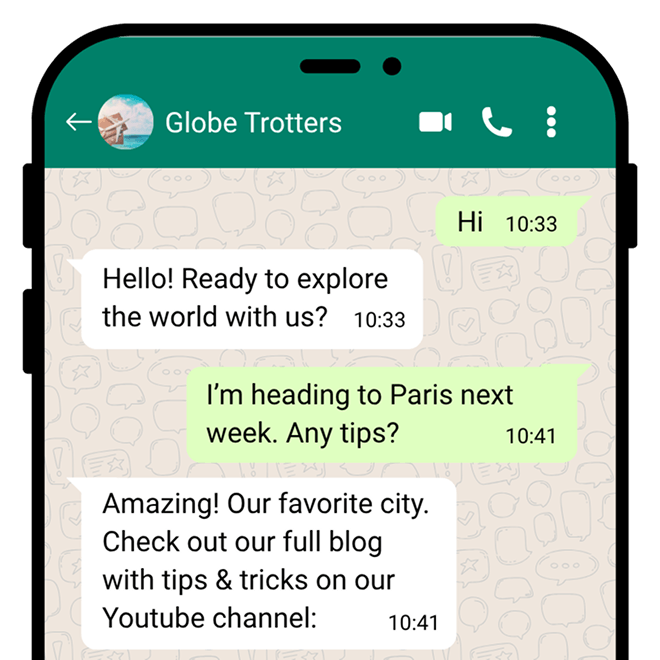 WhatsApp automation preview