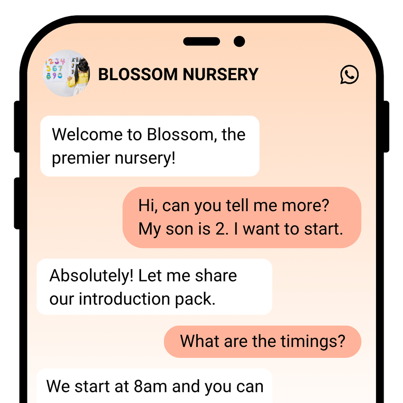 Website assistant preview