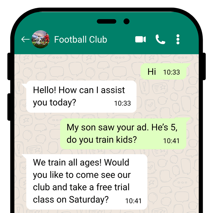 WhatsApp automation preview
